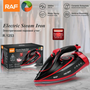 RAF European Standard Household Steam Electric Iron2600W Handheld Small Portable Clothes Ironing Machine
