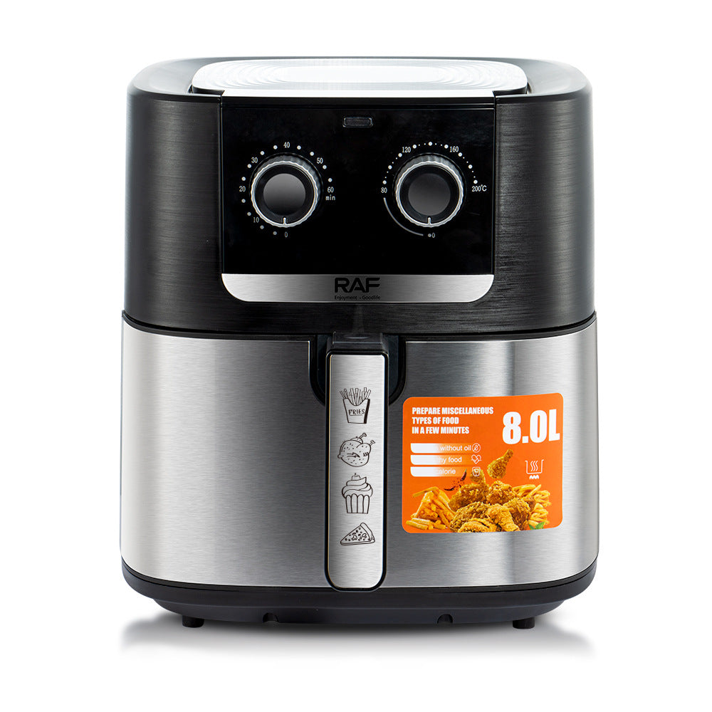RAF European Standard Household Oil-Free Fryer Smokeless Electric Grill Electric Cooking Pot Air Fryer8L Large Capacity - 图片 19