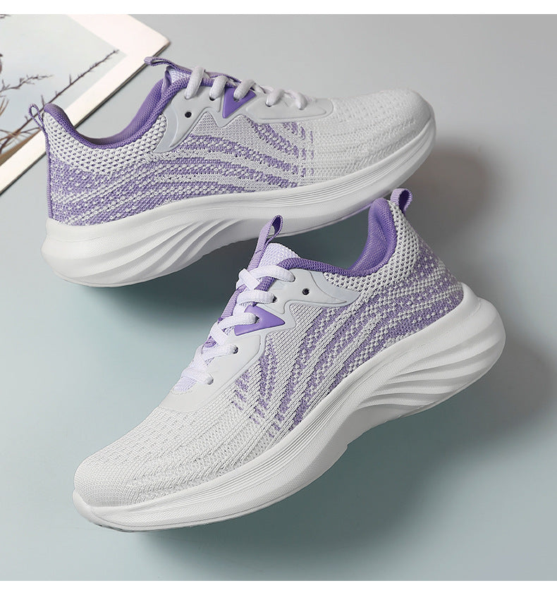 Plus Size Women's Shoes Mesh Breathable Sports Shoes Casual Shoes Lightweight Student Running Shoes Soft Sole Travel Shoes - 图片 39