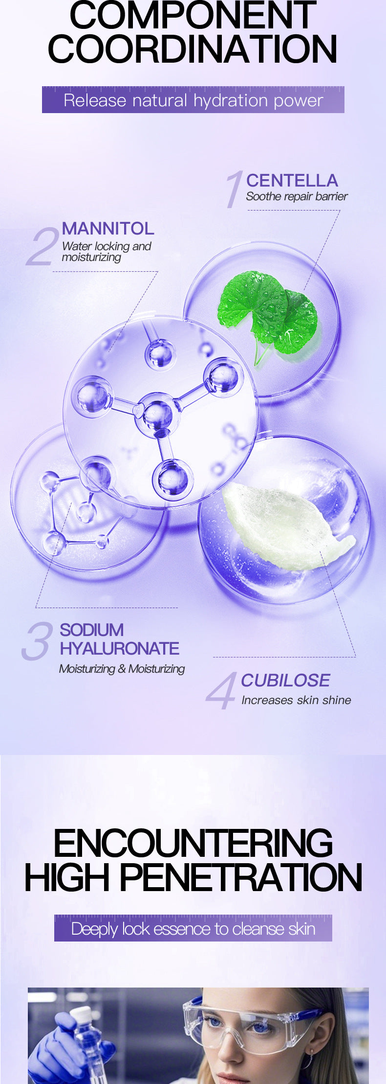 Vitamin B5Moisturizing Freeze-Dried Face Mask SADOER Moisturizing and hydrating face masks cross-border wholesale - 图片 14