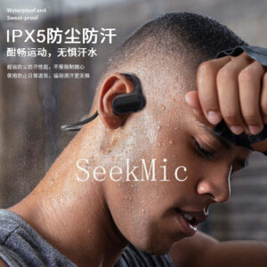 New clip-on air conduction Bluetooth earphones non-in-ear style V5.3Ear clip wireless headphones for listening to music and making phone calls