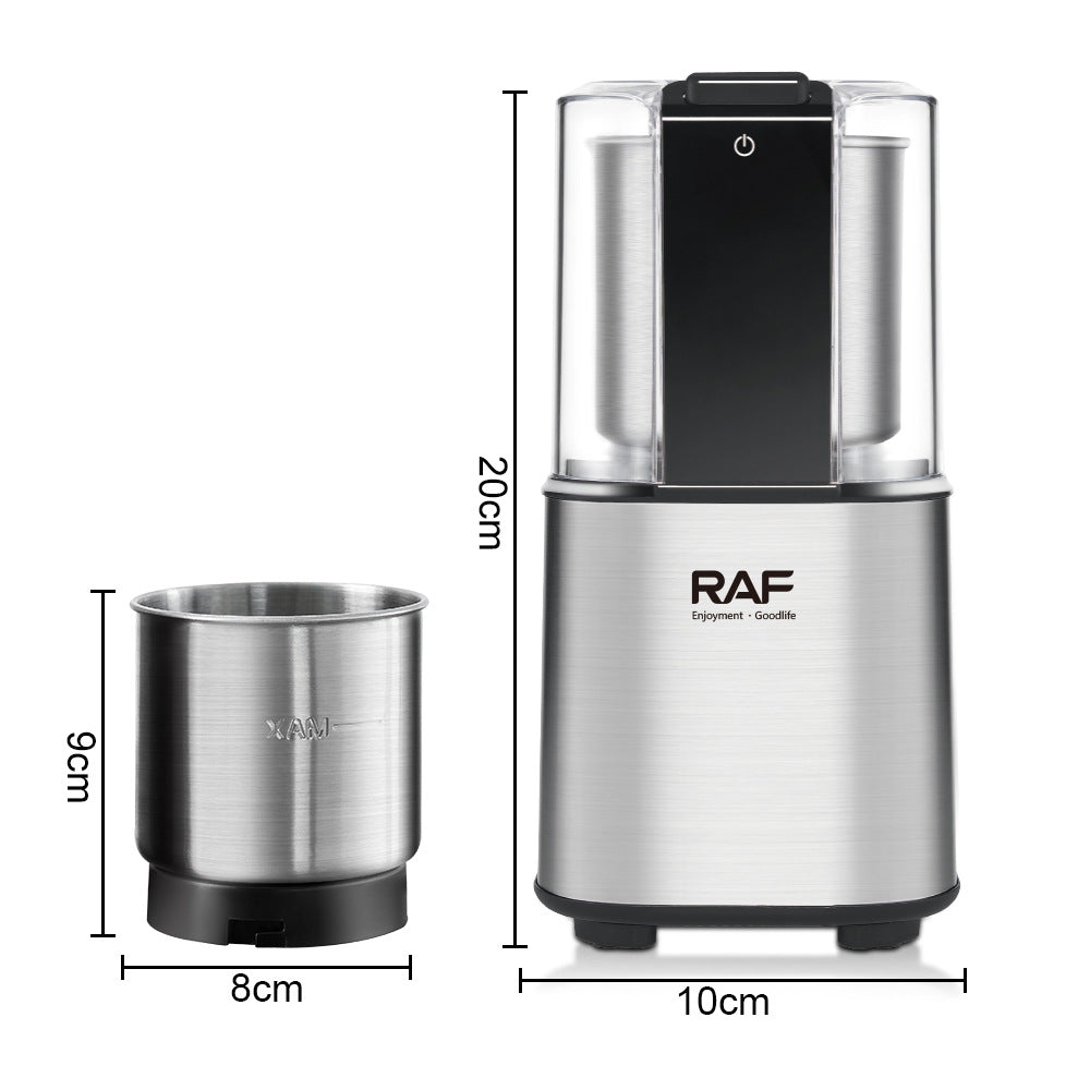 RAF Home Use Lightweight Grinding Cup Electric Coffee Grinder 2-in-1 Portable Coffee Bean Grinder R.7130 - 图片 16