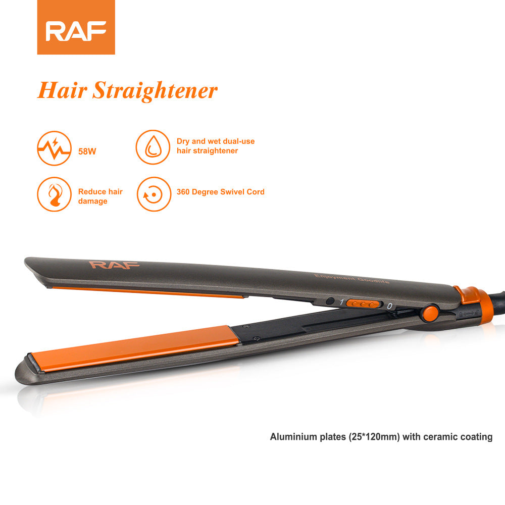 Hair Straightening Iron Portable Hair Curler for Dormitory and Home Use, Fluffy and Easy to Carry, Multifunctional Curling Iron - 图片 3