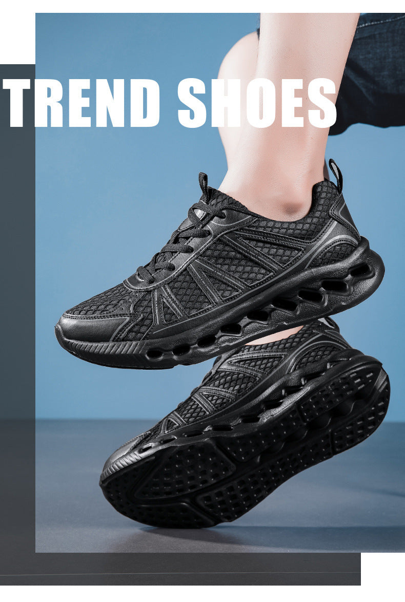 New Men's Running Shoes Large Size Mesh Breathable Casual EVA Lightweight cushioning rebound city commuter shoes - 图片 26