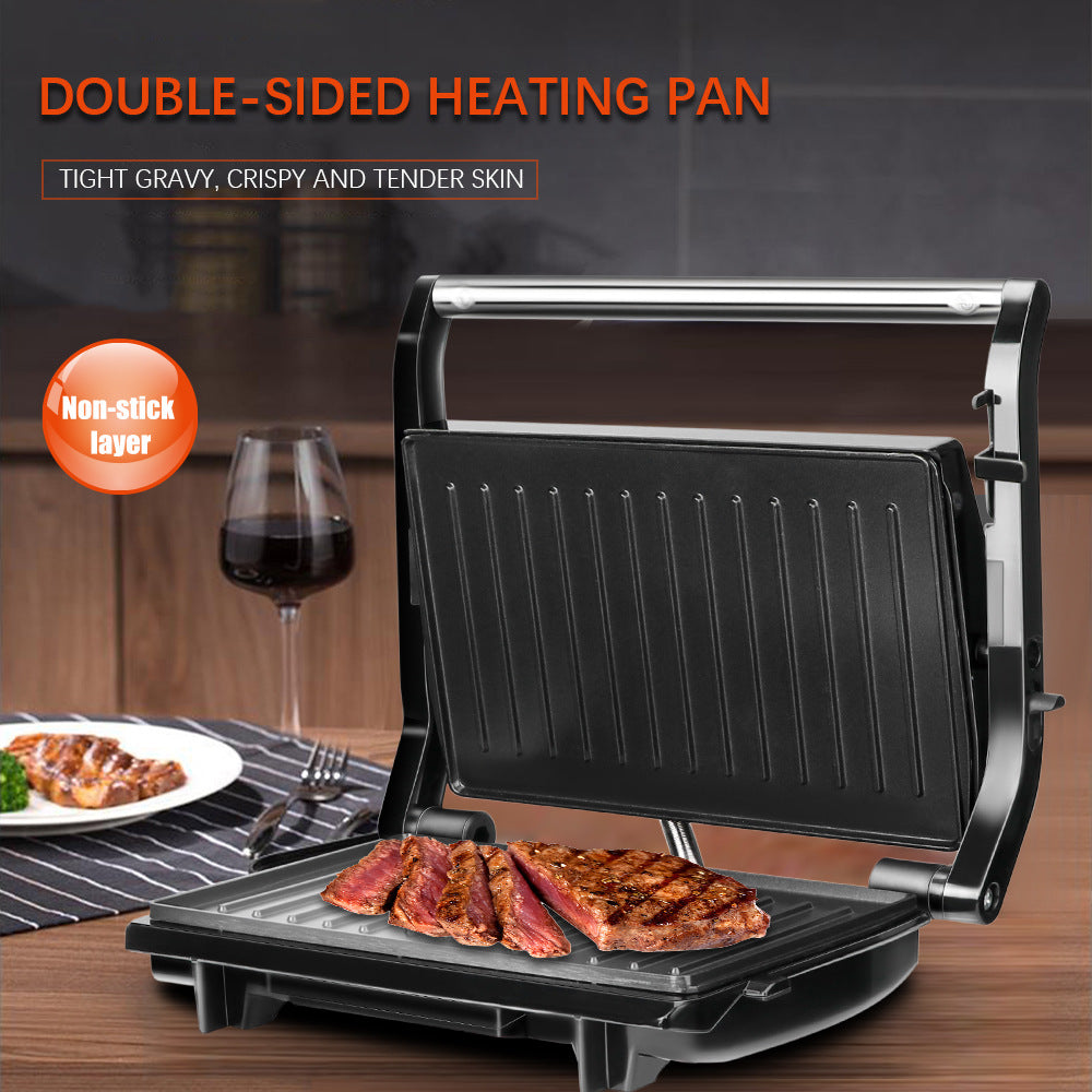 220v Steak Maker Panini Maker Breakfast Maker Grill Meat Sausage Maker Burger Bread Toaster Sandwich Maker - 图片 26