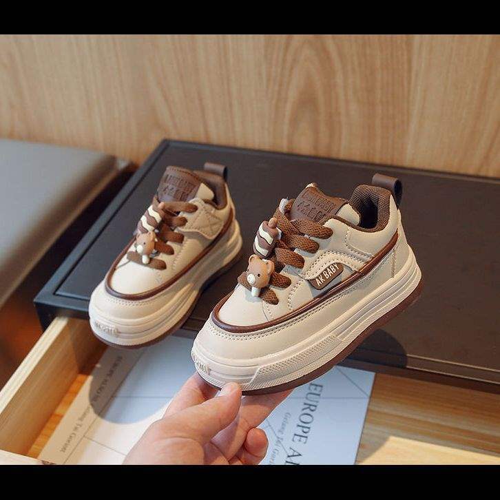 2025Autumn Unisex Stylish Casual Cute Big Kids Sneakers High Top Versatile Non-Slip Shoes - 图片 8