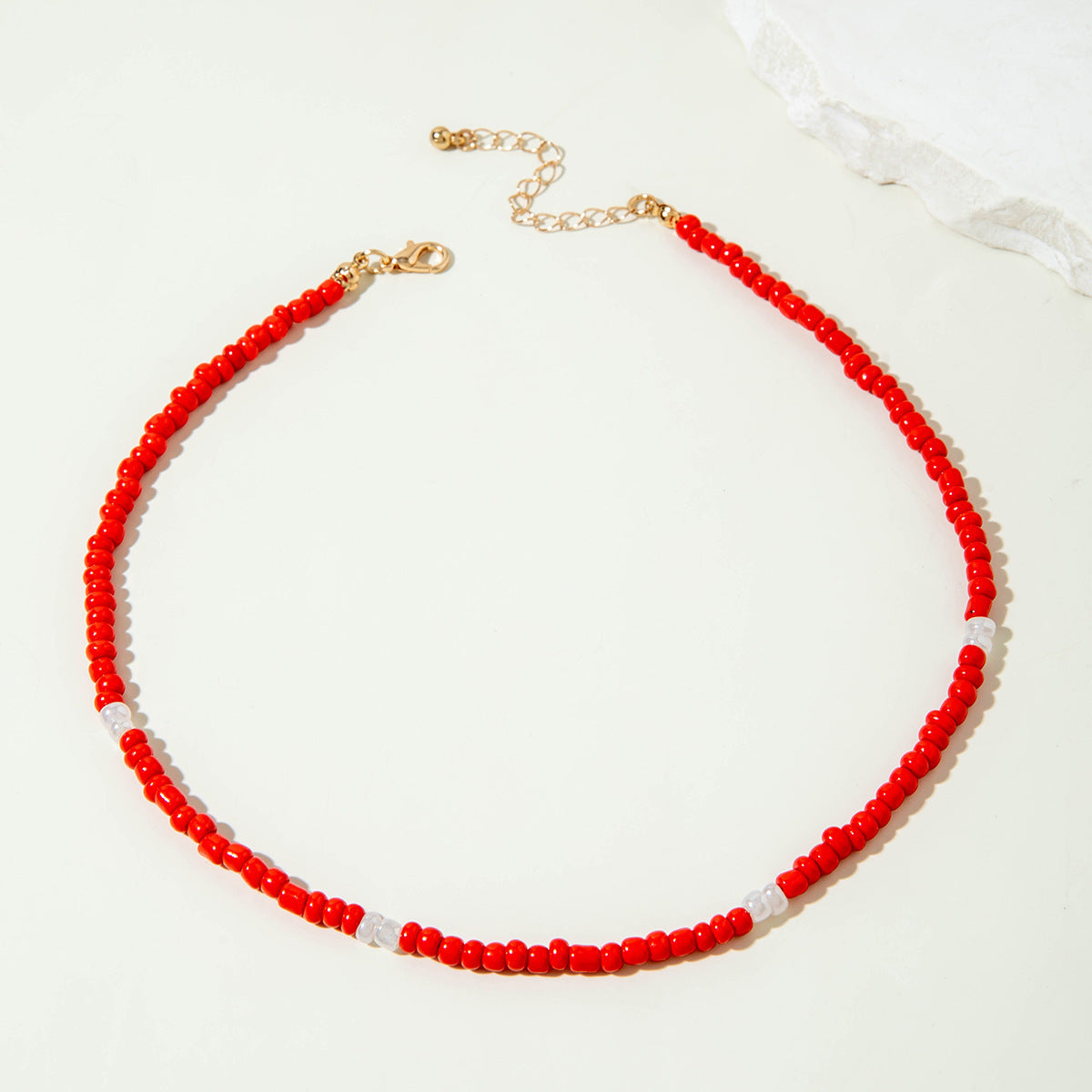 European and American Style Jewelry Light Luxury Imitation Pearl Cherry Necklace High-End Versatile Grass Multi-Layer Stacking Necklace Wholesale - 图片 55