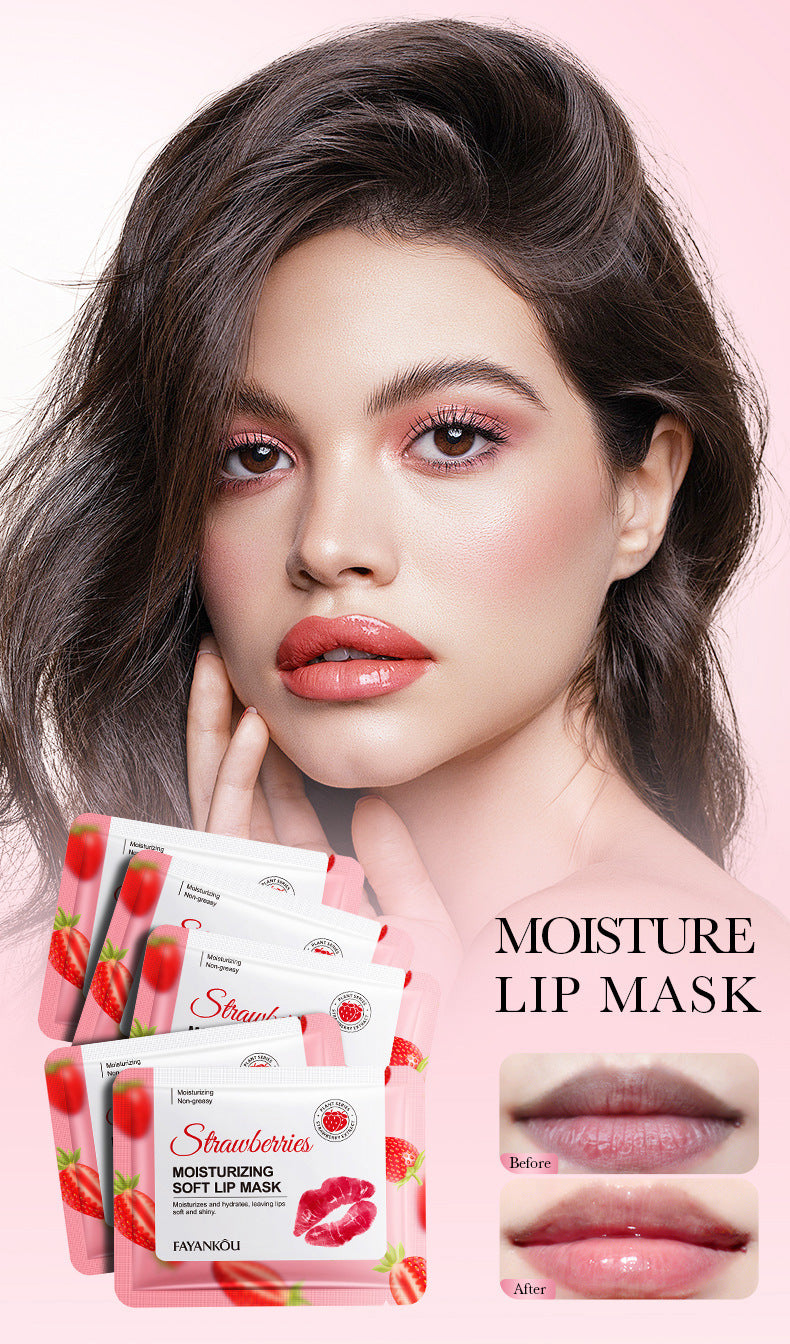 Plant and Fruit Lip Mask Series FAYANKOU Moisturizing Anti-Chap Hydrating Lip Patches Cross-Border Wholesale - 图片 10