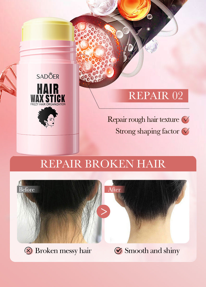 Fine Hair Styling Stick30g SADOER Styling Liquid for Taming Messy Hair Cross-Border Wholesale - 图片 13