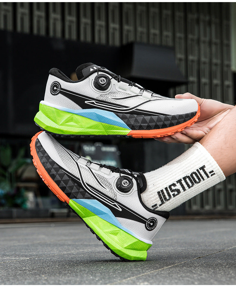 Full Palm Carbon Plate Sports Running Shoes Double Layer Popcorn Outdoor Trail Running Shoes Marathon Men's and Women's Shoes - 图片 38