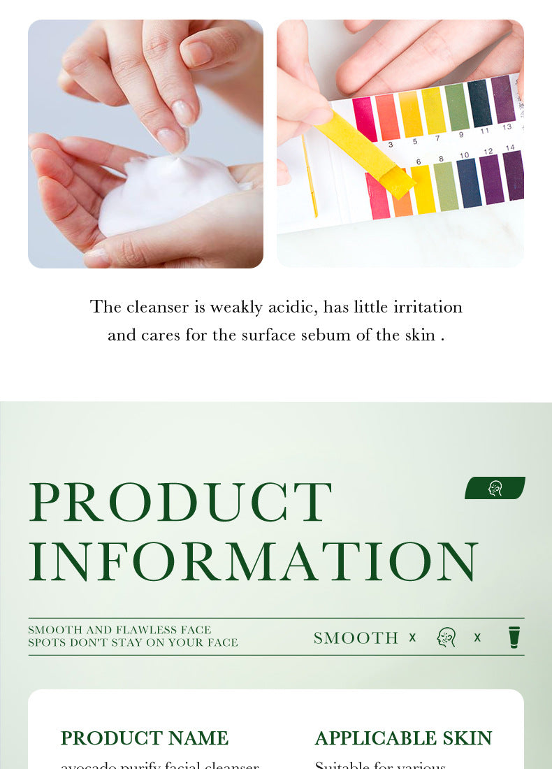 Avocado Skincare Set SADOER Cleansing, moisturizing and moisturizing six-piece set foreign trade wholesale - 图片 27