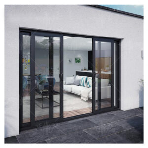 Aluminum Balcony Aluminum Profile Balcony 3 Track Aluminum Framed Sliding Door Double Glass Sliding Doors With Screen