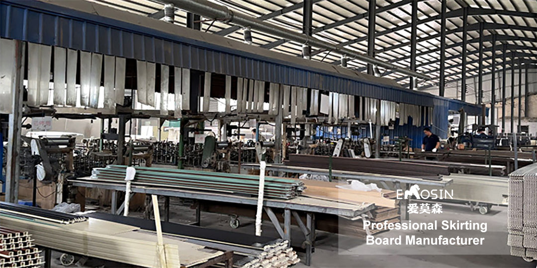 Aluminum Ps MDF Skirting Floor Board White - 图片 6