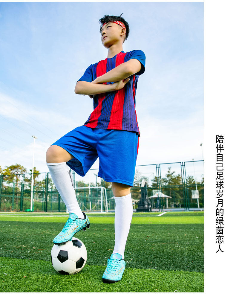 New professional football shoes for men and women AG Spike TF Broken Nail Youth Student Grassland Competition Training Shoes - 图片 22