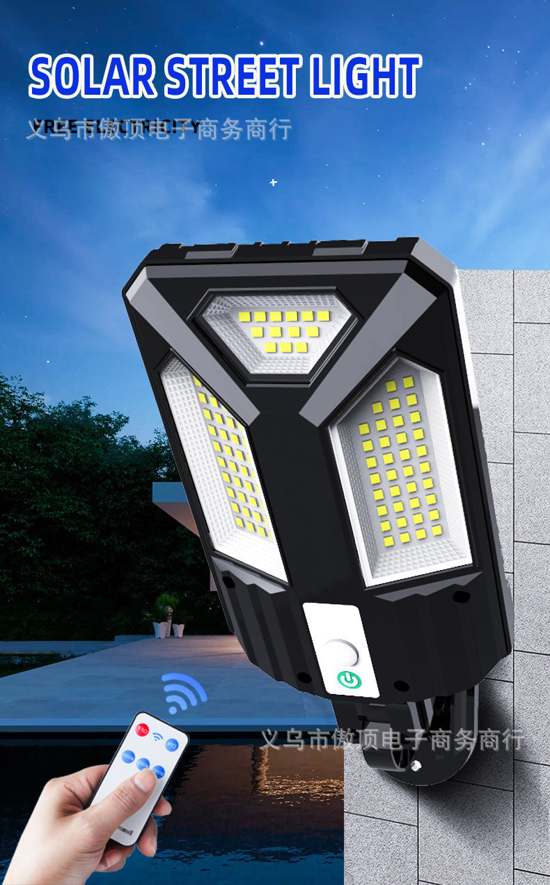 New Solar Light Outdoor Street Light Waterproof Garden Light LED Wall Light with Remote Control Garage Light COB - 图片 8