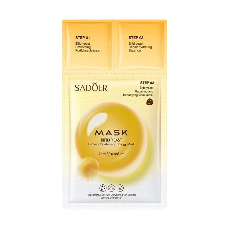 Trilogy Mask SADOER Hyaluronic Acid Firming Acne Removal Hydrating Beauty Mask Cross-Border Wholesale - 图片 9