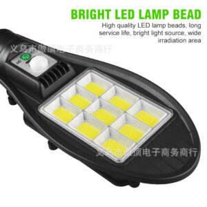 Outdoor Solar Light Human Body Sensing Wall Light Integrated Street Light with Remote Control Garden Light Waterproof Garden Light