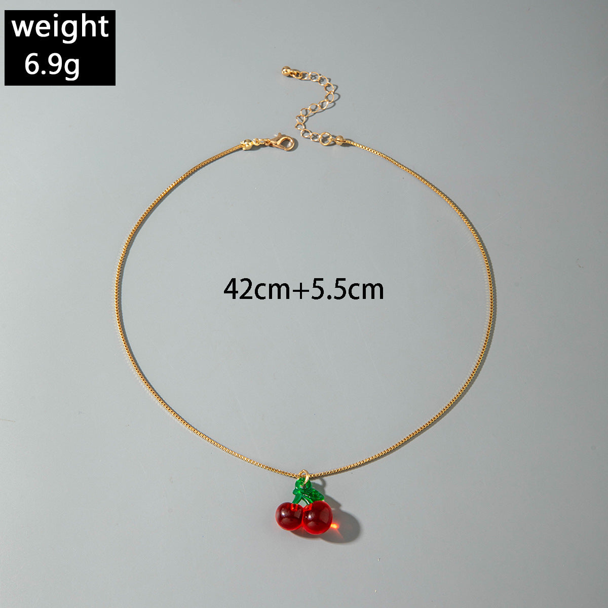 European and American Style Jewelry Light Luxury Imitation Pearl Cherry Necklace High-End Versatile Grass Multi-Layer Stacking Necklace Wholesale - 图片 34