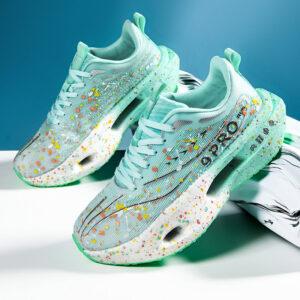 Autumn New Red Rabbit9Fluorescent Parent-Child Comfortable Sports Shoes High Elasticity Really Soft Sole Carbon Plate Wear-Resistant Running