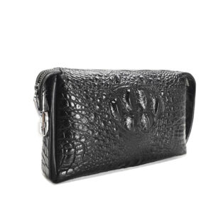 Wholesale New Men's Clutch Genuine Leather Men's Crocodile Pattern Clutch Men's Simple Anti-theft