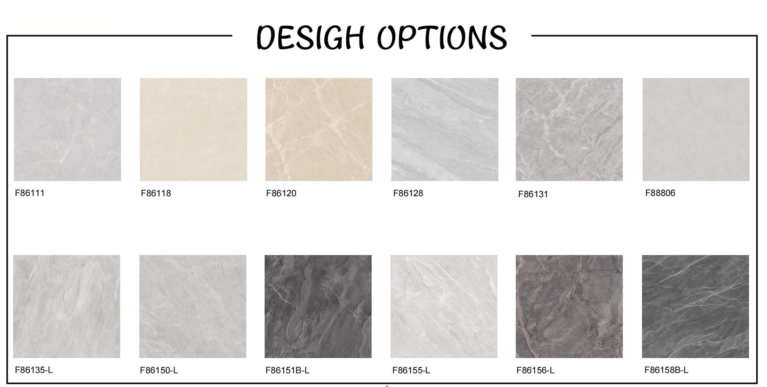 Custom 800x800 Luxury Marble Look Glazed Tile Design Carreaux De Maison Sol Non-slip Wear Resistant Matte Textured Tile - 图片 12