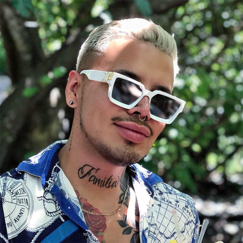 86229Small Frame Sunglasses for Women, European and American Style, Small Size, 0k Rich Man Same Style Sunglasses for Men, Trendy sunglasses - 图片 12