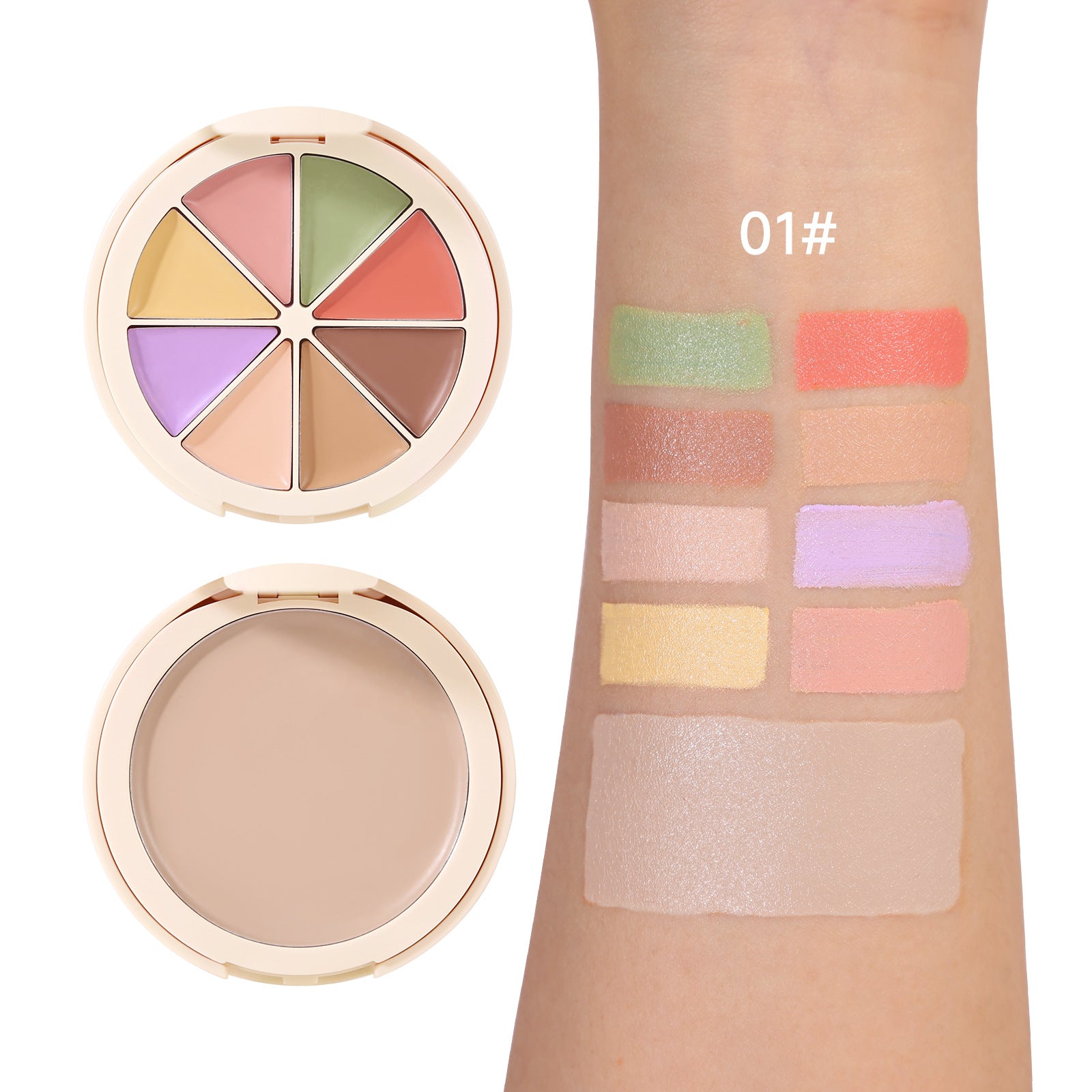 Exclusive Supply sheloves Concealer Cover Acne Marks, Spots, Dark Circles, Contouring Foundation Cream Concealer Palette - 图片 5