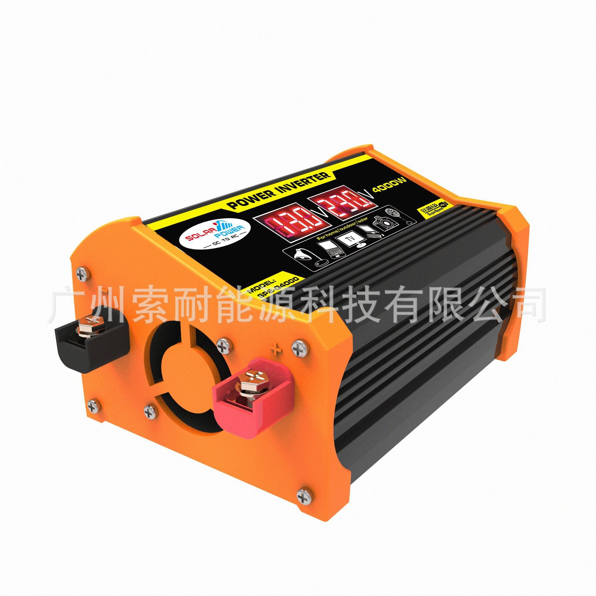 Vehicle Inverter300W 12V Turn110V 220V Voltage Display E-commerce power inverter - 图片 24
