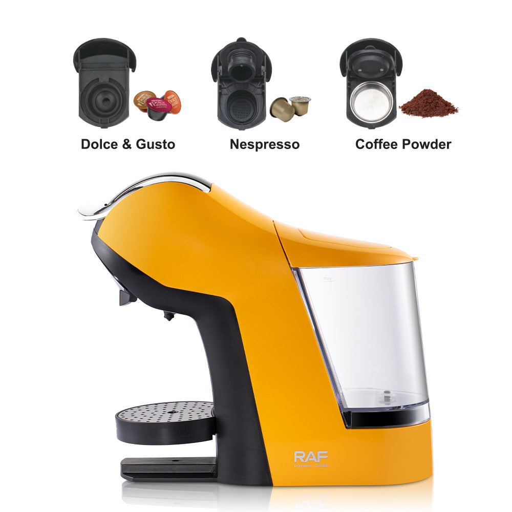 RAF European Standard Bar Coffee Machine Small Portable Anti-Drip Simple Italian Capsule Coffee Machine R1950 - 图片 3