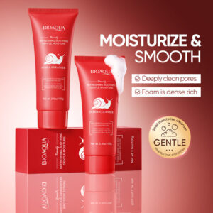 Snail Purifying Facial Cleanser BIOAOUA Moisturizing and cleansing facial cleanser cross-border foreign trade wholesale