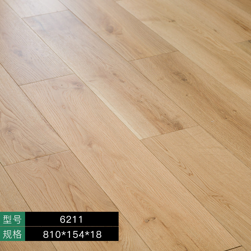 In-stock Solid Oak Flooring from Source Scar Modification Hand Scratch Pattern Original Wood Floor Solid Wood with Dragon Bone Design - 图片 4