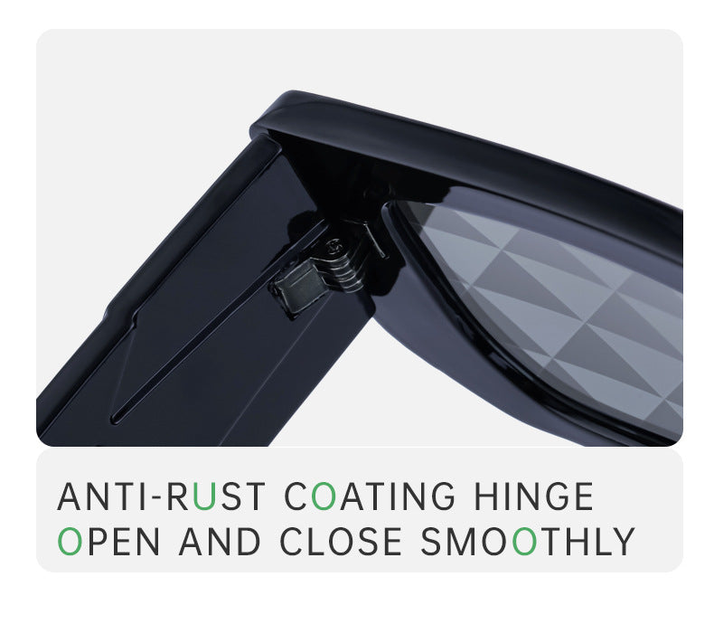 Fashion Small Frame Sunglasses for Women Trendy European and American Wide Leg Square Frame Sunglasses High-end Wholesale sunglasses - 图片 19