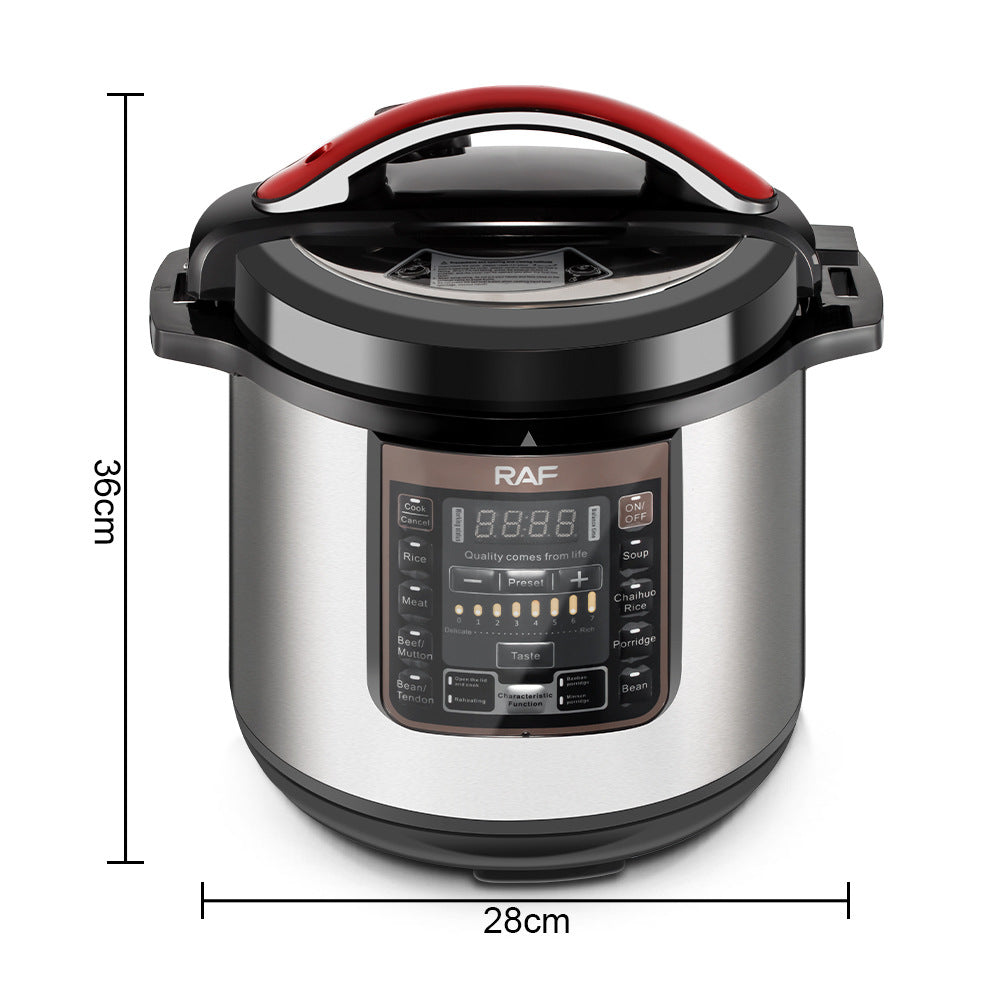 RAF European Standard Multifunctional Rice Cooker and Soup Pot with Lid Opening, Household Electric Pressure Cooker for Sauce Collection and Reservation, Rice Cooker and Pressure Cooker8 - 图片 10