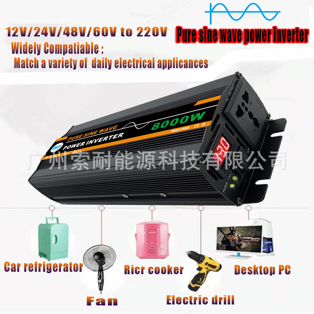 Automotive Pure Sine Wave Inverter1000W Outdoor Adapter Converter12V24V48V60V Turn110V220V - 图片 39