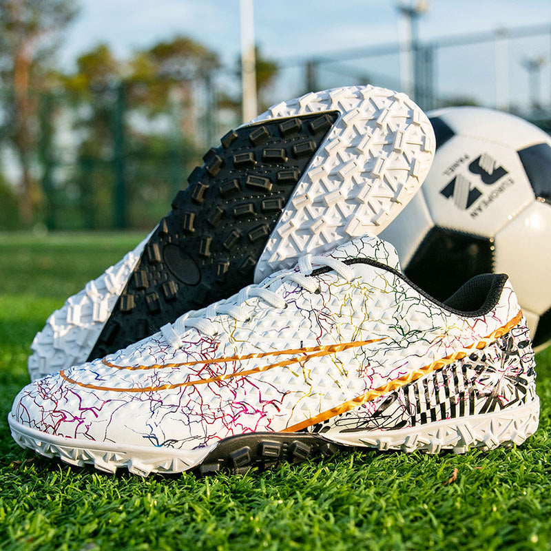 New professional football shoes for men and women AG Spike TF Broken Nail Youth Student Grassland Competition Training Shoes - 图片 10