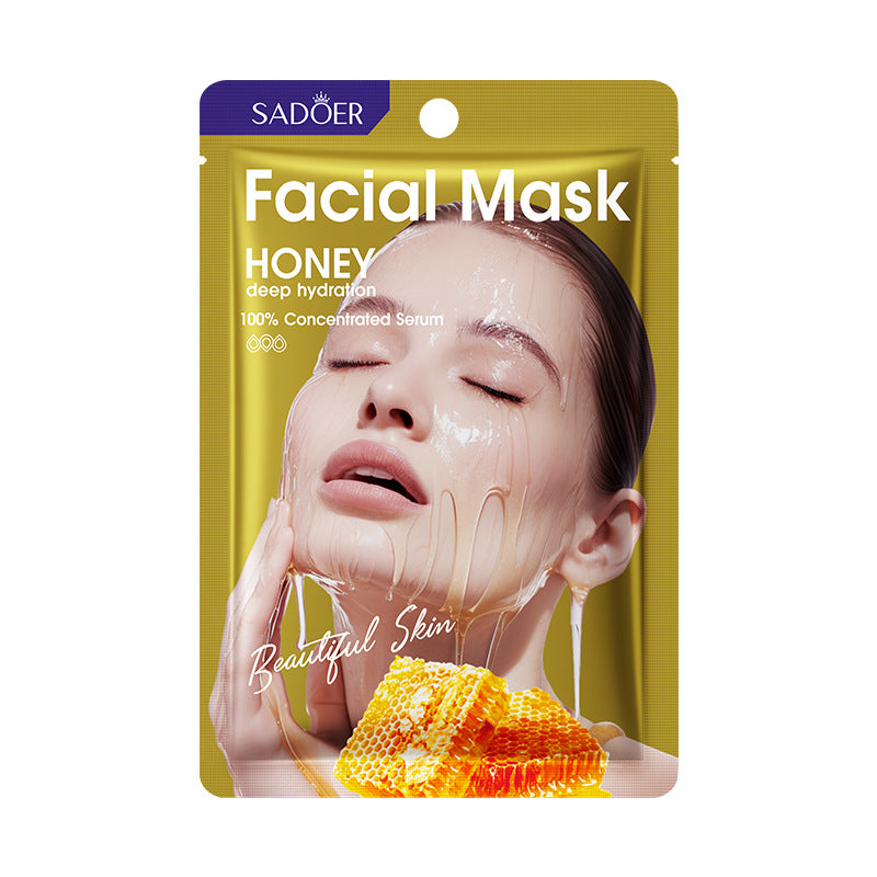 Honey Avocado Nourishing Mask SADOER Moisturizing and Hydrating Face Mask Cross-Border Wholesale - 图片 7