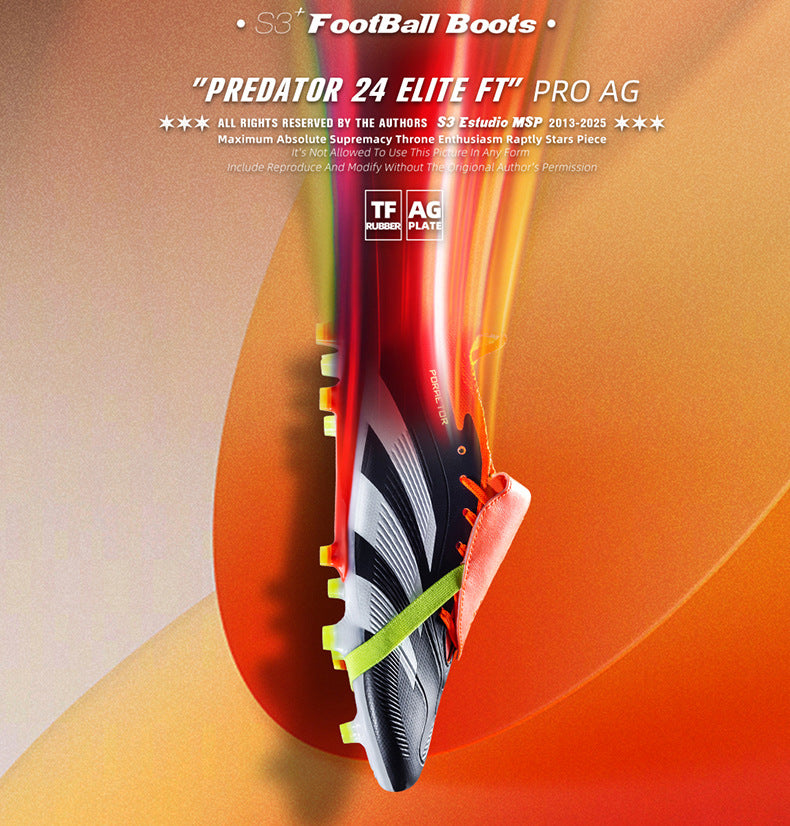 World Cup Football Shoes Men's New Style Grassland Competition AG Spike TF Broken Nails Adult Youth Student Sports Training - 图片 15