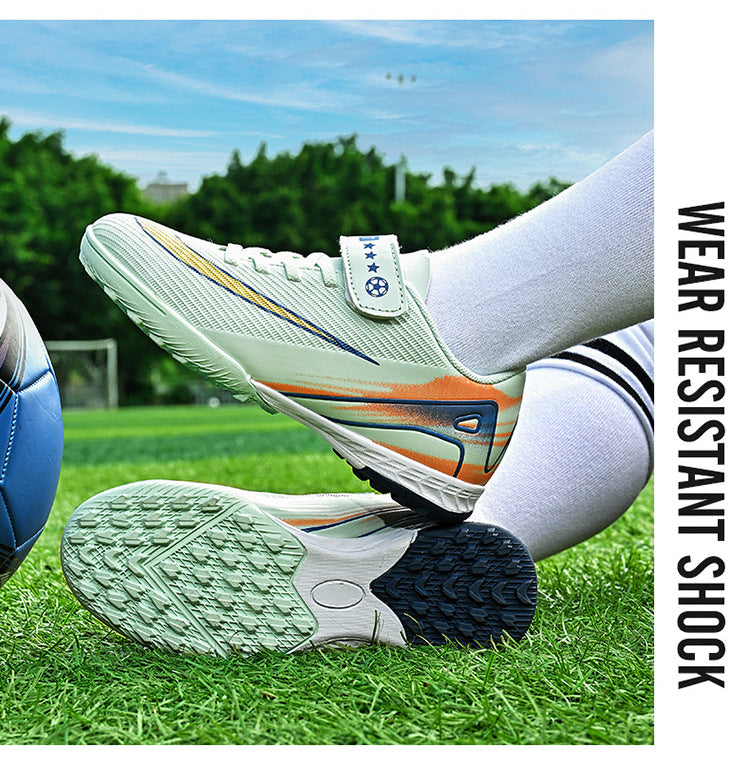 2025World Cup Children's Soccer Shoes Boys Youth Students Girls Spike Long Spike Competition Training Sports Shoes - 图片 20
