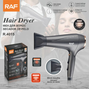 Hair Dryer2200W Hot and Cold Air Hair Dryer High Power Household Hotel Hair Dryer Hair Salon Hair Dryer R.4015