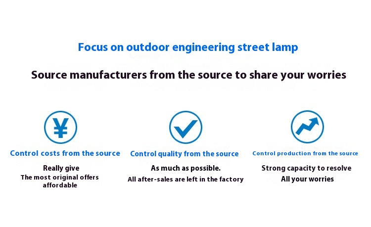 Solar Lamp Outdoor Yard Waterproof Super Bright ABS3000W Street Factory Building LED Lighting Street Light - 图片 24