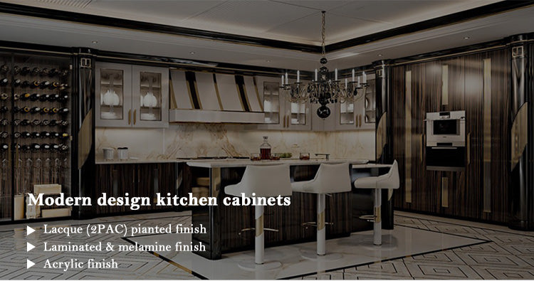 2025 Modern Kitchen Cabinets Furniture Villa Luxury Cabinet Kitchen - 图片 6