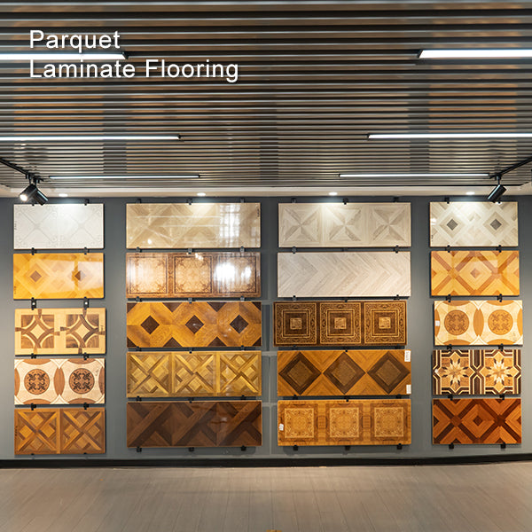 Waterproof 8mm 12mm High Gloss Marmor Stone Pattern Laminate Flooring - 图片 31