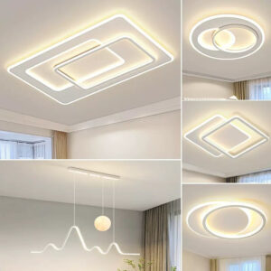 Full Spectrum Ceiling Light Living Room Light Hall Main Light Modern Simple Bedroom Light Whole House Zhongshan Lighting Home Decoration Lighting