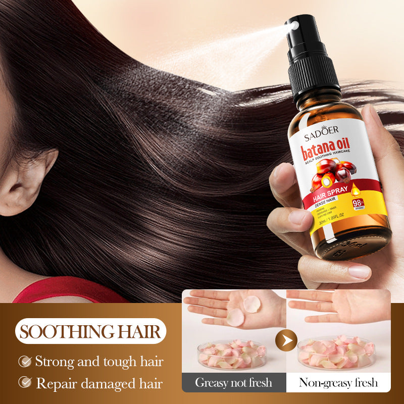 Batahana Hair Care Essential Oil Spray SADOER Soothing and Smooth Hair Conditioner Cross-Border Wholesale - 图片 5