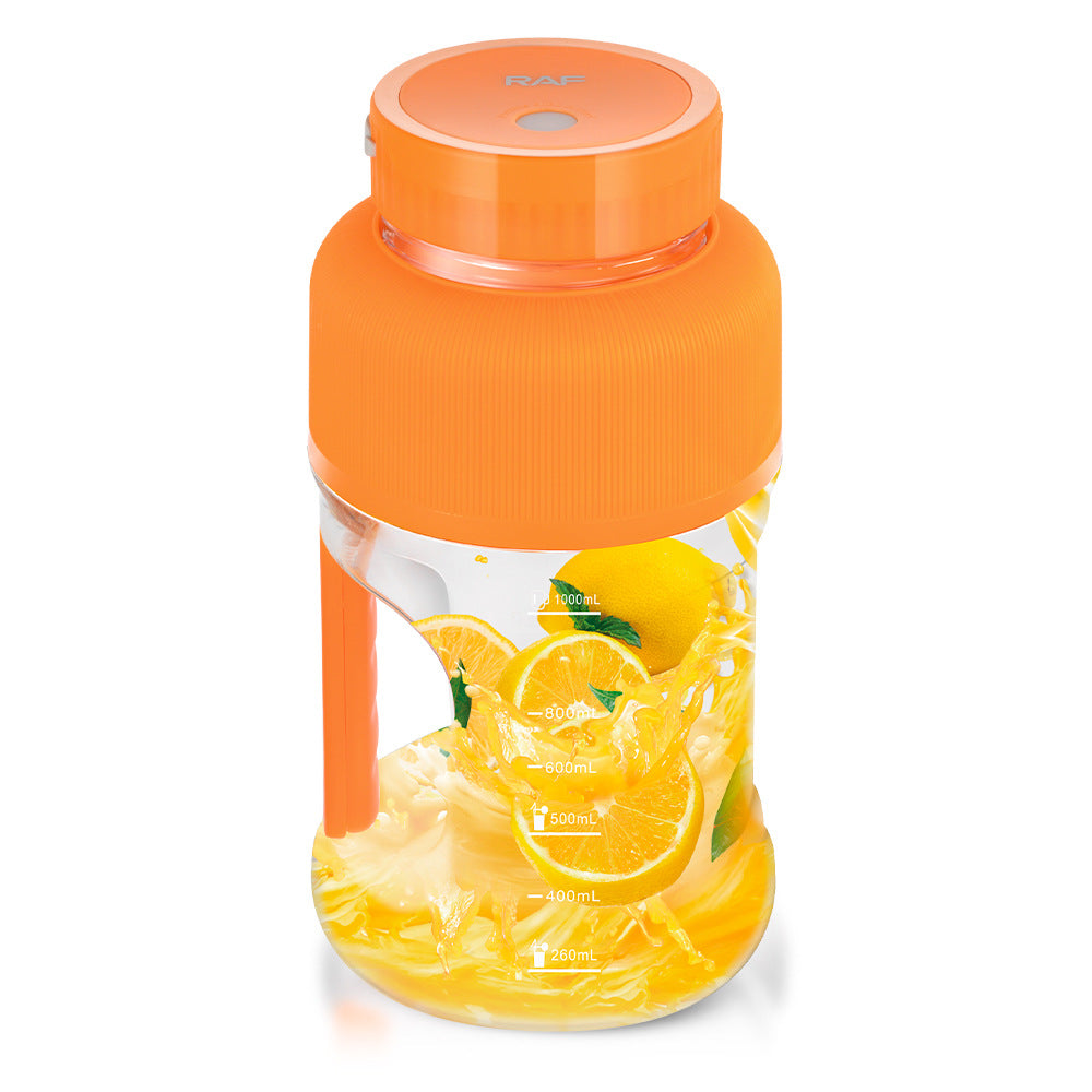RAF EU Standard Electric Fresh Orange Juicer Household Automatic Juicer Lemon Orange Juice Cup Small Portable - 图片 21