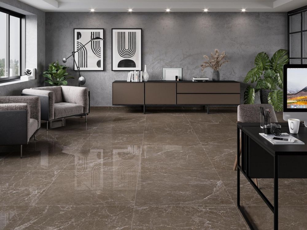 Custom 800x800 Luxury Marble Look Glazed Tile Design Carreaux De Maison Sol Non-slip Wear Resistant Matte Textured Tile - 图片 19