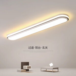 Simple and Modern led Ceiling Light Strip Shape Lamp for Training Room Classroom Gym Car Beauty Lighting Fixture
