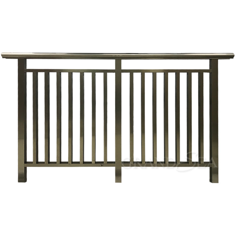 Powder Coated 2.0mm Thickness Aluminum Stair Railing - 图片 6