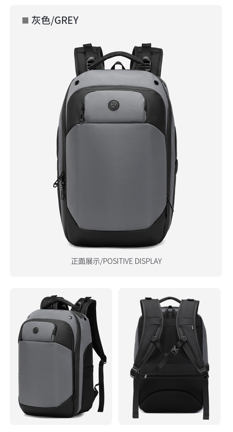 ozuko Business Backpack Men's Waterproof Computer School Bag High-looking commuter travel backpack for college students - 图片 28