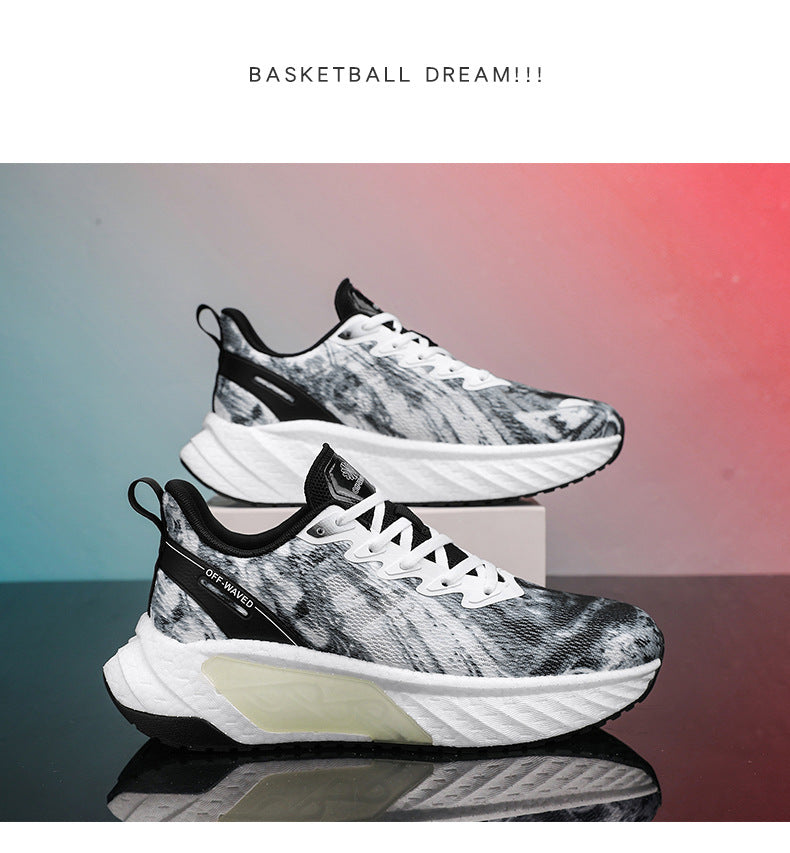 Marathon Running Shoes Soft Sole Cushioning Men and Women Mesh Training Running Shoes Rebound Physical Test Sports Student Sports Shoes Men's - 图片 29